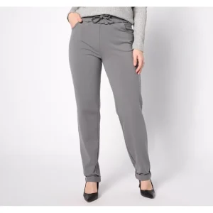 Women With Control Regular Faux Drawstring Waist Pants with Pockets - a world of fashionable women's clothing, including a wide selection of dresses and trendy accessories.> Hat