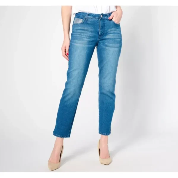 Women with Control Regular My Wonder Denim Rhinestone Jean - a world of fashionable women's clothing, including a wide selection of dresses and trendy accessories.> Hat