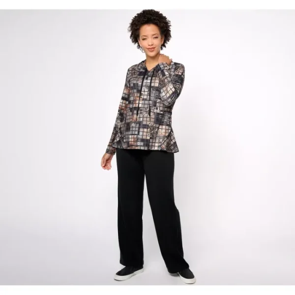 Fashion<Women with Control Regular Wide Leg Pants Hoodie Set - a world of fashionable women's clothing, including a wide selection of dresses and trendy accessories.