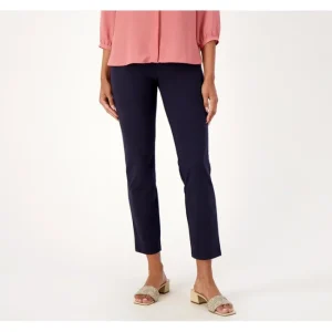 Fashion<Women With Control Tall Cotton Jersey Pull On Slim Pants - a world of fashionable women's clothing, including a wide selection of dresses and trendy accessories.
