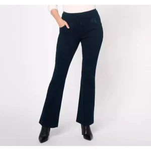 Women With Control Tall Prime Stretch Denim La Petite Bell Pant - a world of fashionable women's clothing, including a wide selection of dresses and trendy accessories.> Hat