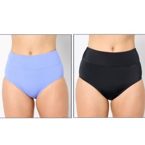zuda 2-Pack High Waisted Swim Brief - a world of fashionable women's clothing, including a wide selection of dresses and trendy accessories.> Hat