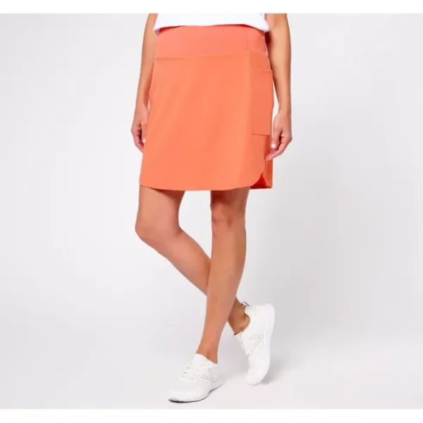 Shop All<zuda Stretch Woven Skort with Side Pockets - a world of fashionable women's clothing, including a wide selection of dresses and trendy accessories.