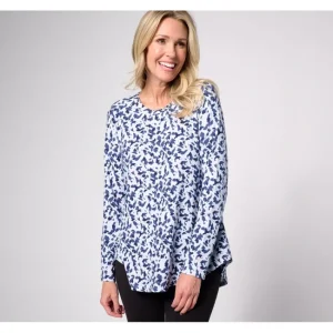 Fashion<zuda Z-Cool Tulip Back Long-Sleeve Top - a world of fashionable women's clothing, including a wide selection of dresses and trendy accessories.