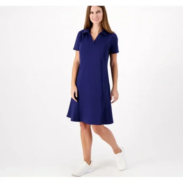 zuda Z-Knit Active Polo Dress with Pockets - a world of fashionable women's clothing, including a wide selection of dresses and trendy accessories.> Hat
